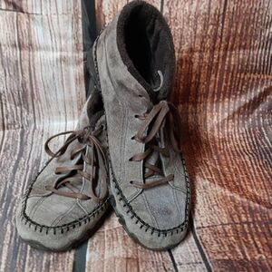 Skechers Men's Gray and Brown Sneakers